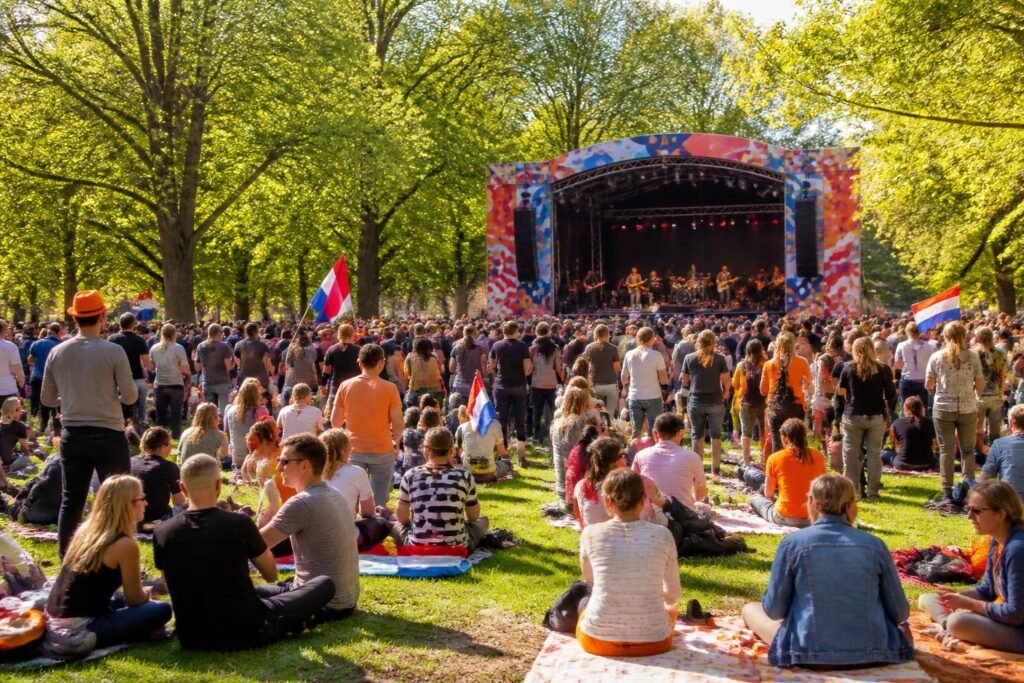 Befreiungsfestival im Houtpark in Haarlem am 5. Mai